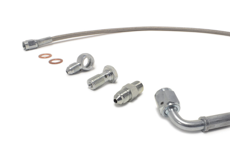 Evo Forward Facing Turbo Oil Feed Line