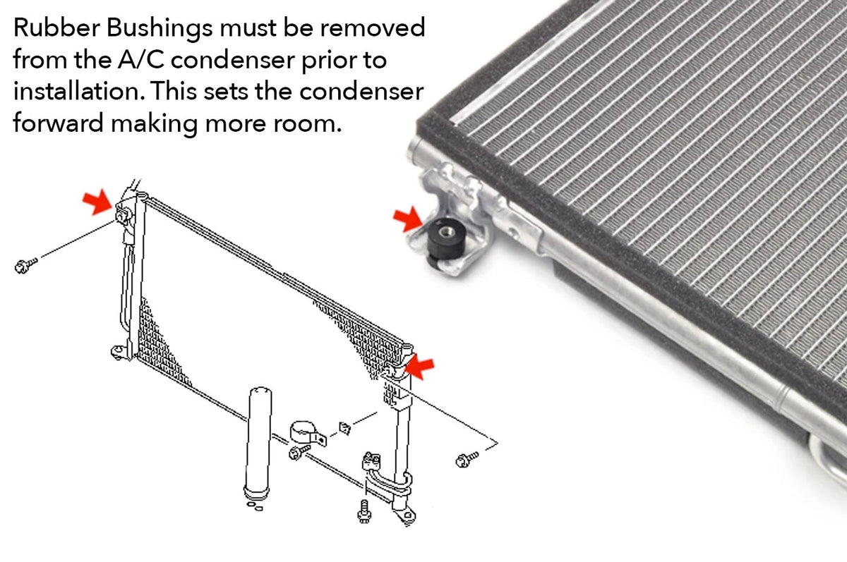 STM Evo 7/8/9 Billet Aluminum Slim Radiator