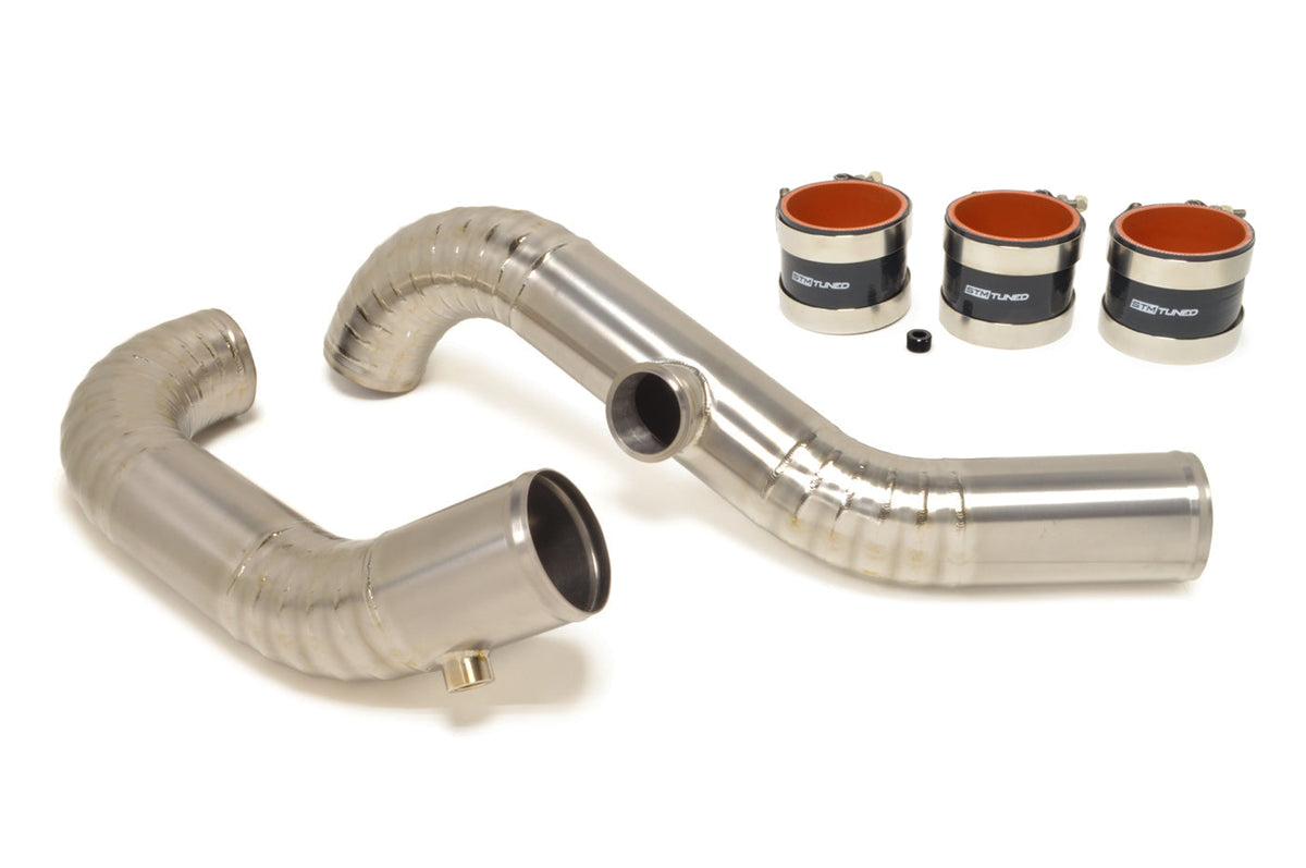 STM Evo 7/8/9 3" Titanium Race Upper Intercooler Pipe Kit (Bare Finish)