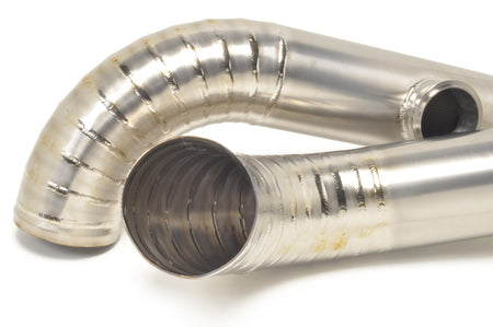 STM Evo 7/8/9 3" Titanium Race Upper Intercooler Pipe Kit (Bare Finish)