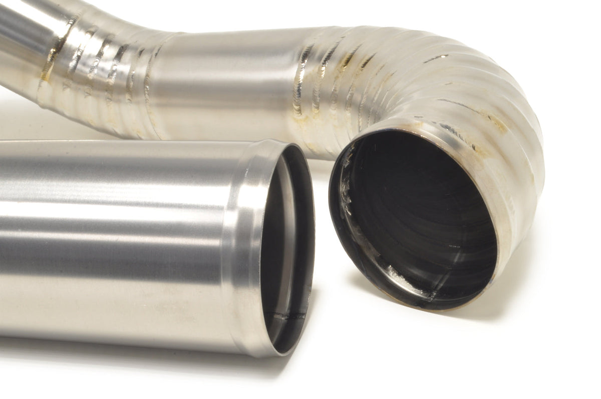 STM Evo 7/8/9 3" Titanium Race Upper Intercooler Pipe Kit (Bare Finish)