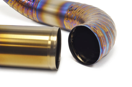 STM Evo 7/8/9 3" Titanium Race Upper Intercooler Pipe Kit (Burned Finish)