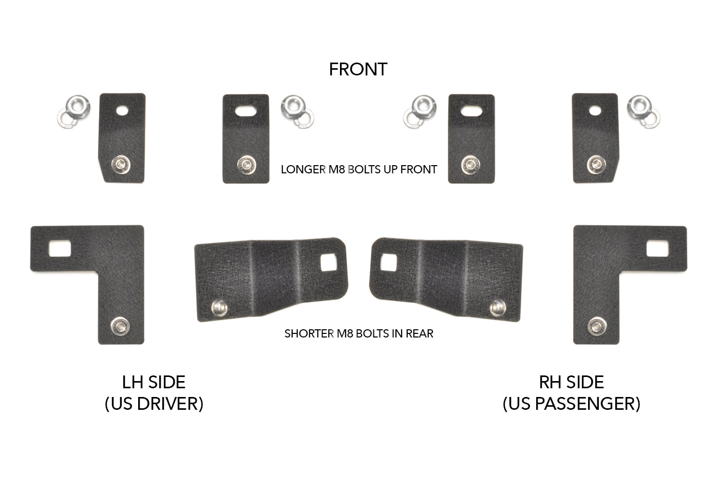 STM Evo 7/8/9 Seat Bracket Lowering Kit