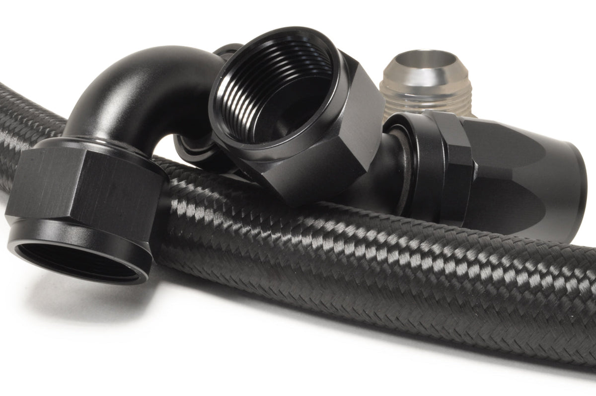 STM Evo 8/9 16AN Lower Hose Kit for STM Billet Radiator
