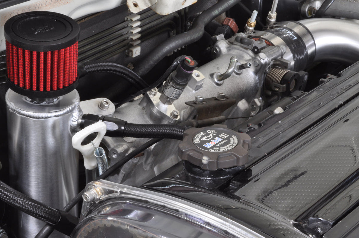 STM Intake Manifold Sensor Adapter installed on an Evo 8