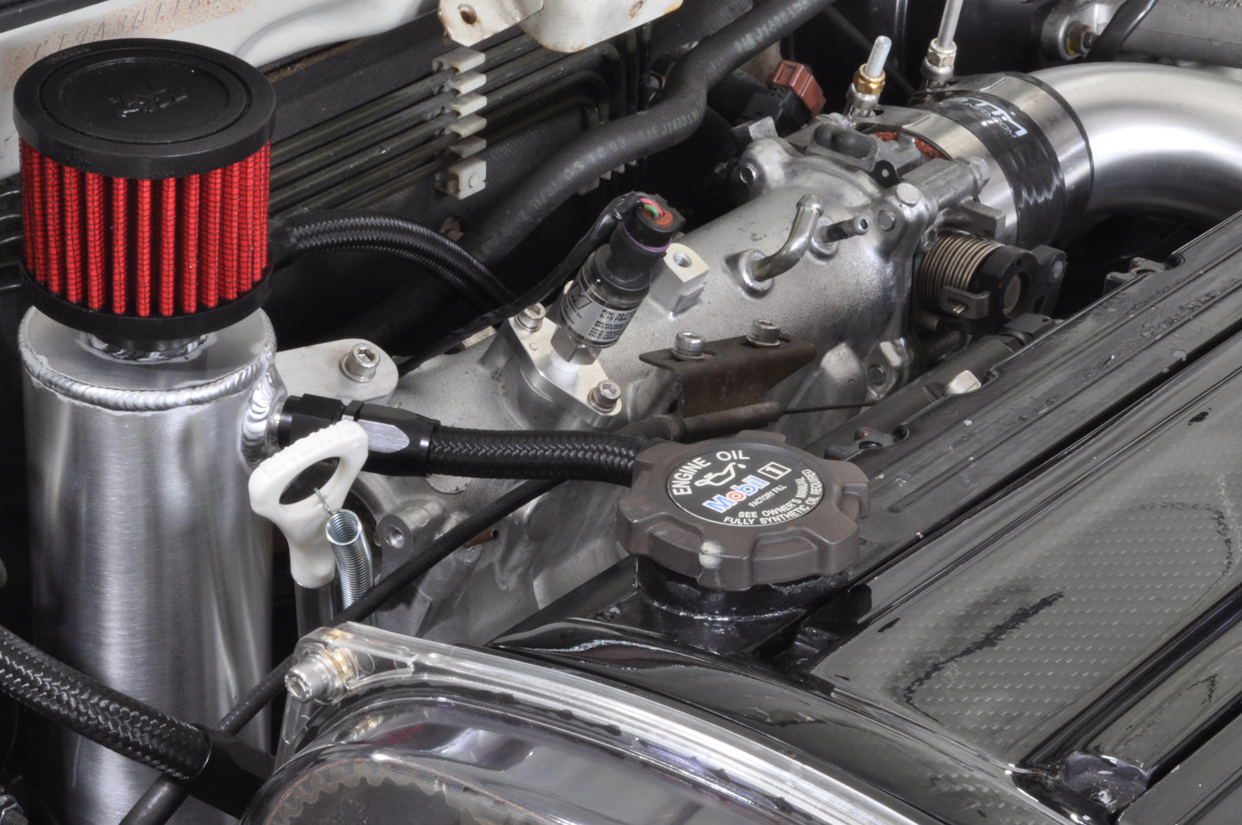STM Intake Manifold Sensor Adapter installed on an Evo 8