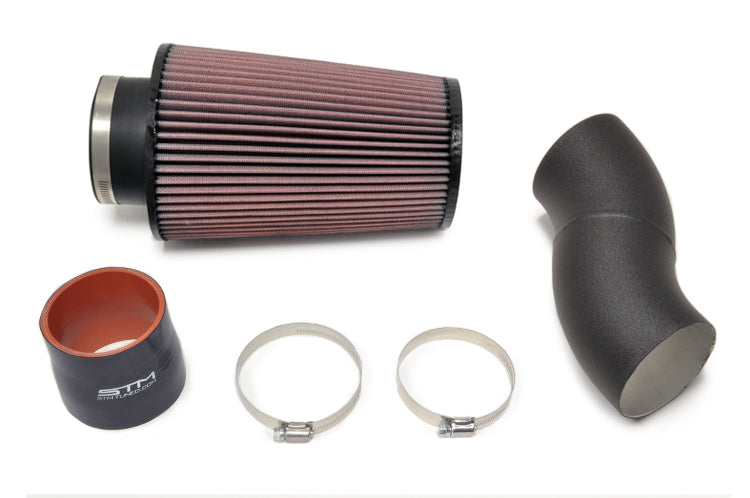 STM 3.5" Aluminum SD Intake for Evo 8/9 Wrinkle Black