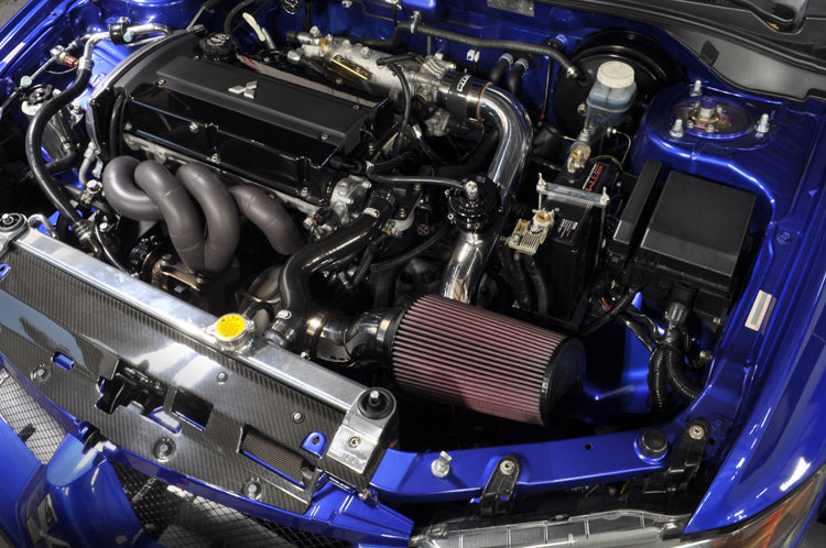 STM 3.5" Evo 8/9 Aluminum SD Intake Installed