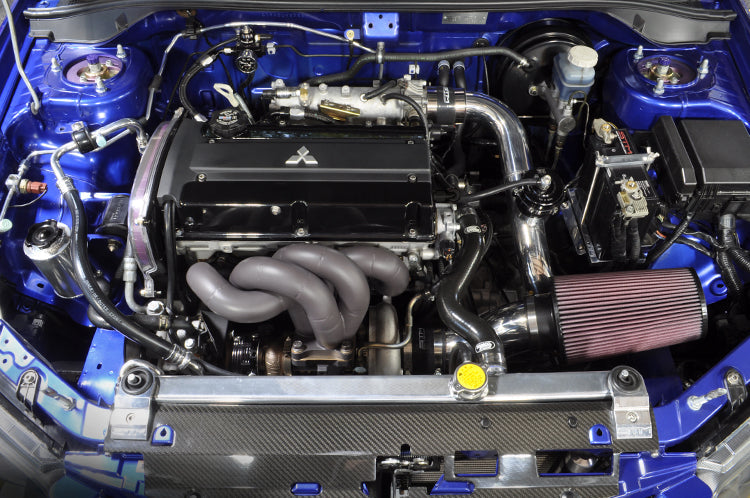STM 3.5" Evo 8/9 Aluminum SD Intake Installed