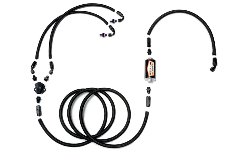 Evo 8 9 Buschur Double Pumper Fuel Feed Kit