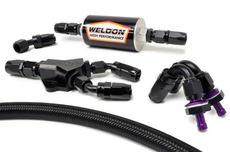 Evo 8 9 BR Double Pumper Fuel Lines Fittings Filter