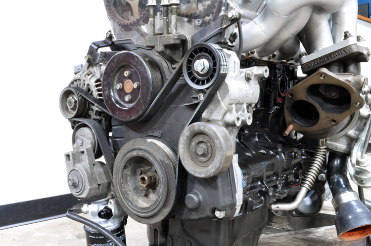 Evo 8/9 Power Steering Delete Kit Installed