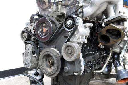 Evo 8/9 Power Steering Delete Kit Installed