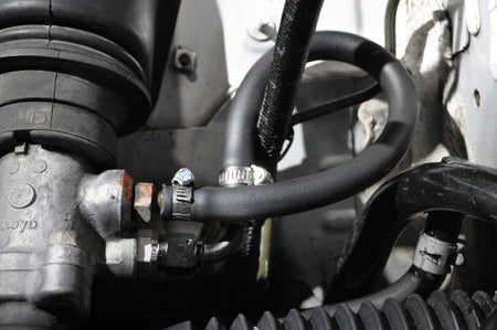 Evo 8/9 Power Steering Delete Kit Installed