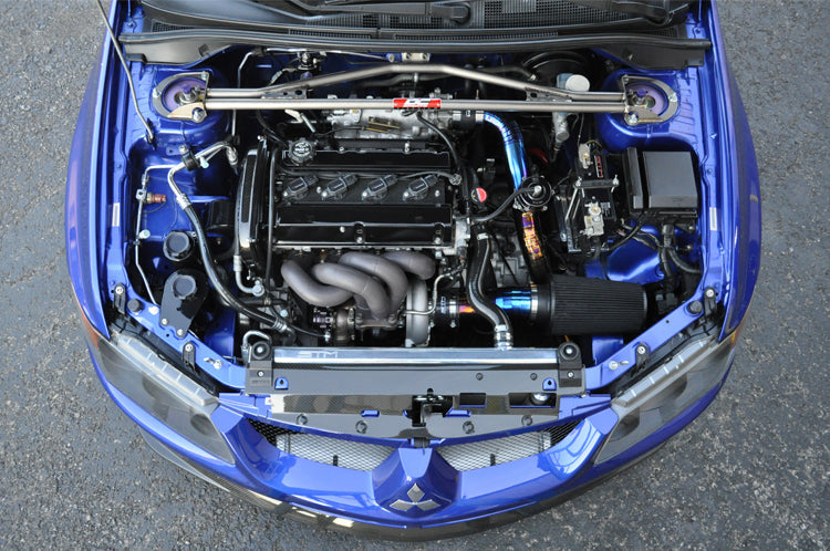 STM Evo Power Steering Reservoir Installed