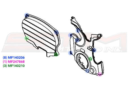 Evo Timing Belt Cover Bolt