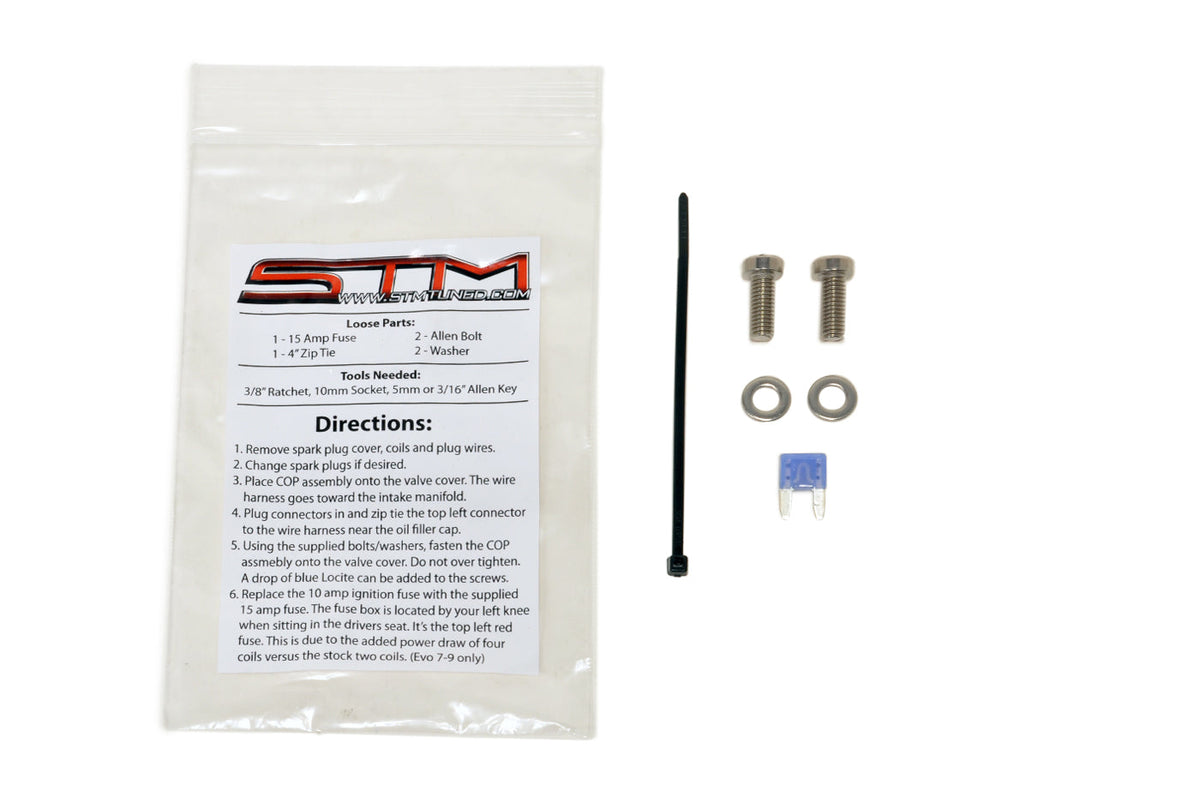 STM Coil-On-Plug Ignition Instructions and Mounting Hardware