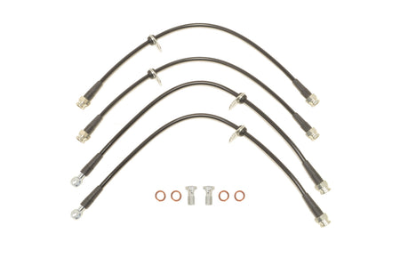 STM Black Brake Lines for Evo X