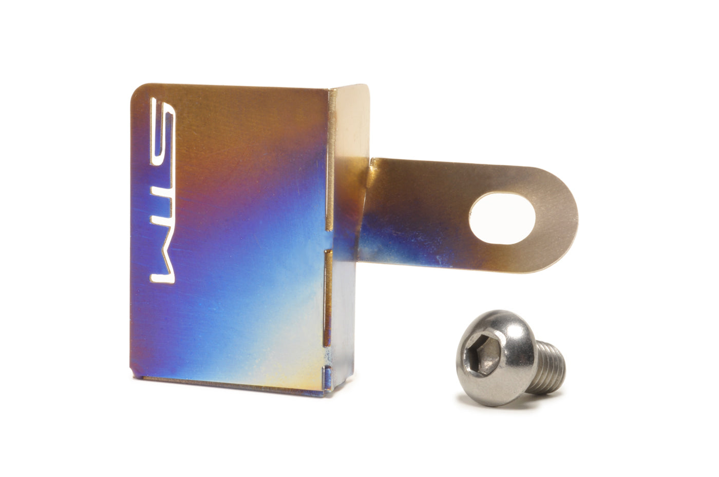 STM Burned Titanium Cam Position Sensor Heat Shield for Evo X