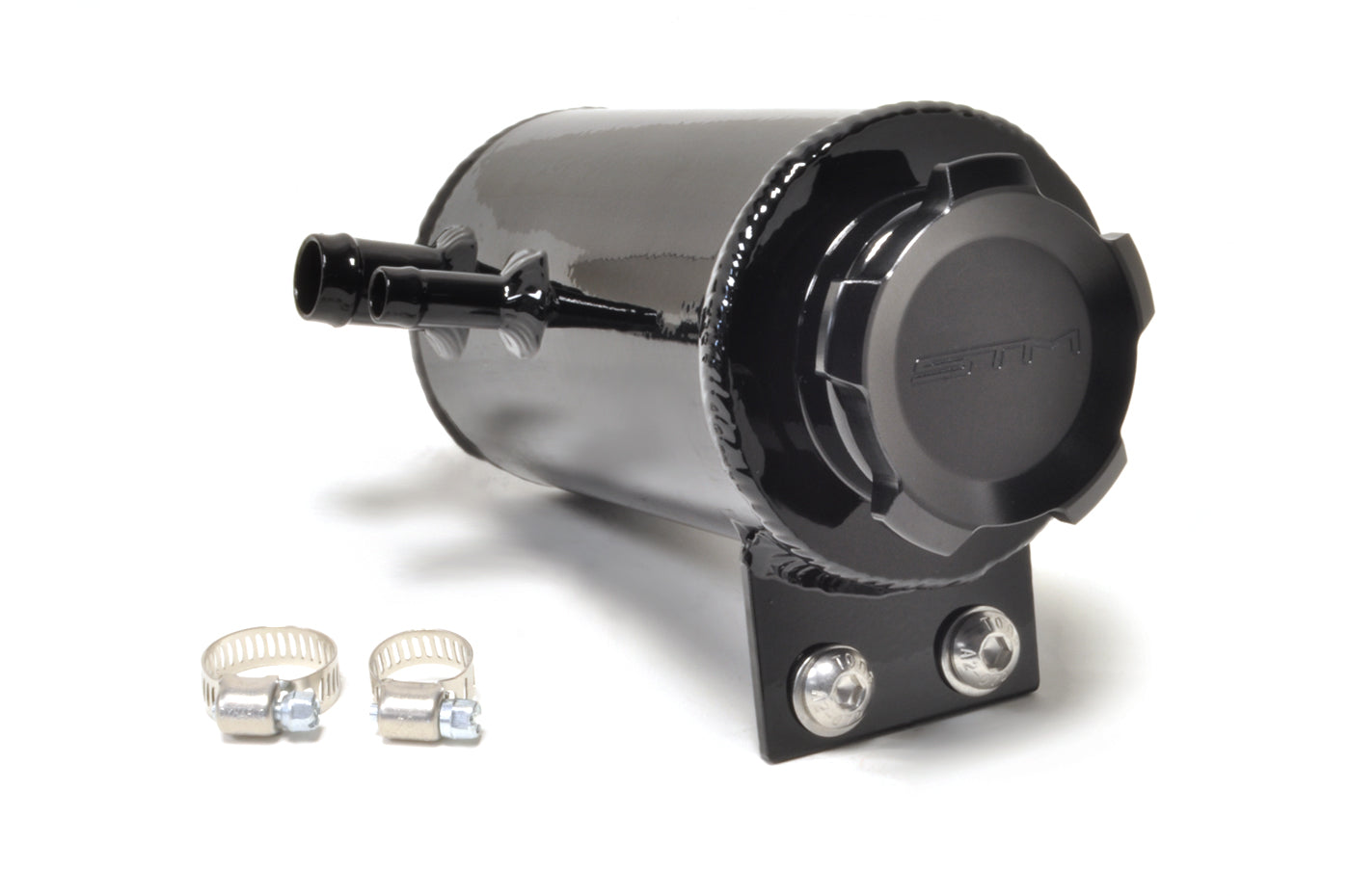 STM Evo X Power Steering Reservoir (Gloss Black Powdercoat)