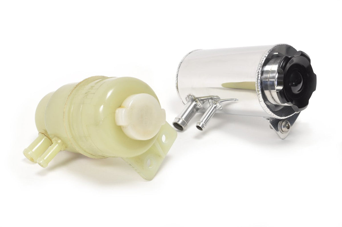 Stock Evo X Plastic Reservoir vs STM Aluminum