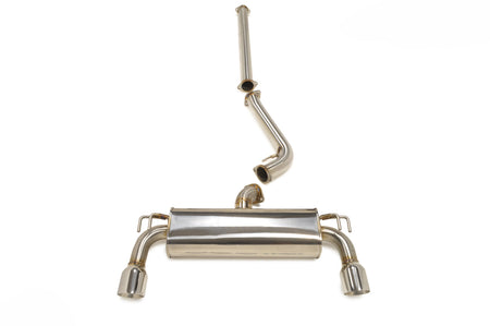 STM Evo X Stainless Cat-Back Dual Exit Exhaust (With Muffler)