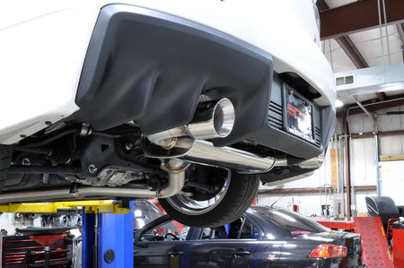 STM Evo X Stainless Cat-Back Dual Exit Exhaust (With Muffler)