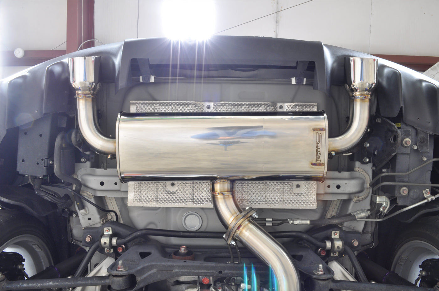 STM Evo X Stainless Cat-Back Dual Exit Exhaust (With Muffler)