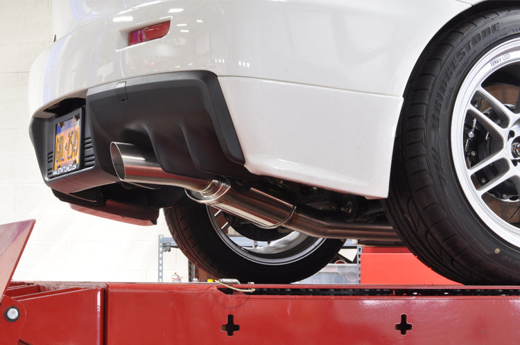 STM Evo X Exhaust Installed