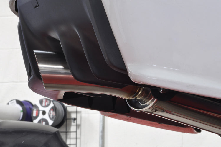 Evo X Exhaust Installed