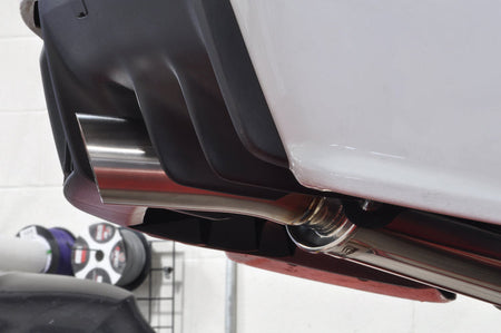 Evo X Exhaust Installed