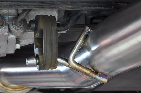 Evo X Exhaust Installed Hangers
