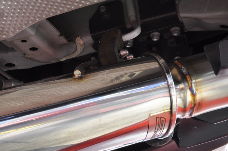Evo X Exhaust Installed Muffler