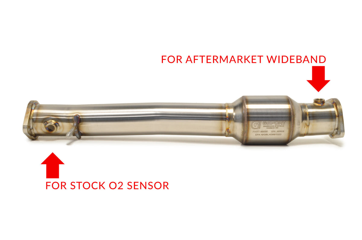 STM Evo X Stainless Race Pipe with GESi EPA HFC