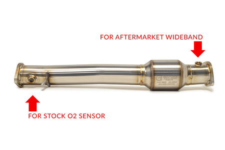 STM Evo X Stainless Race Pipe with GESi EPA HFC