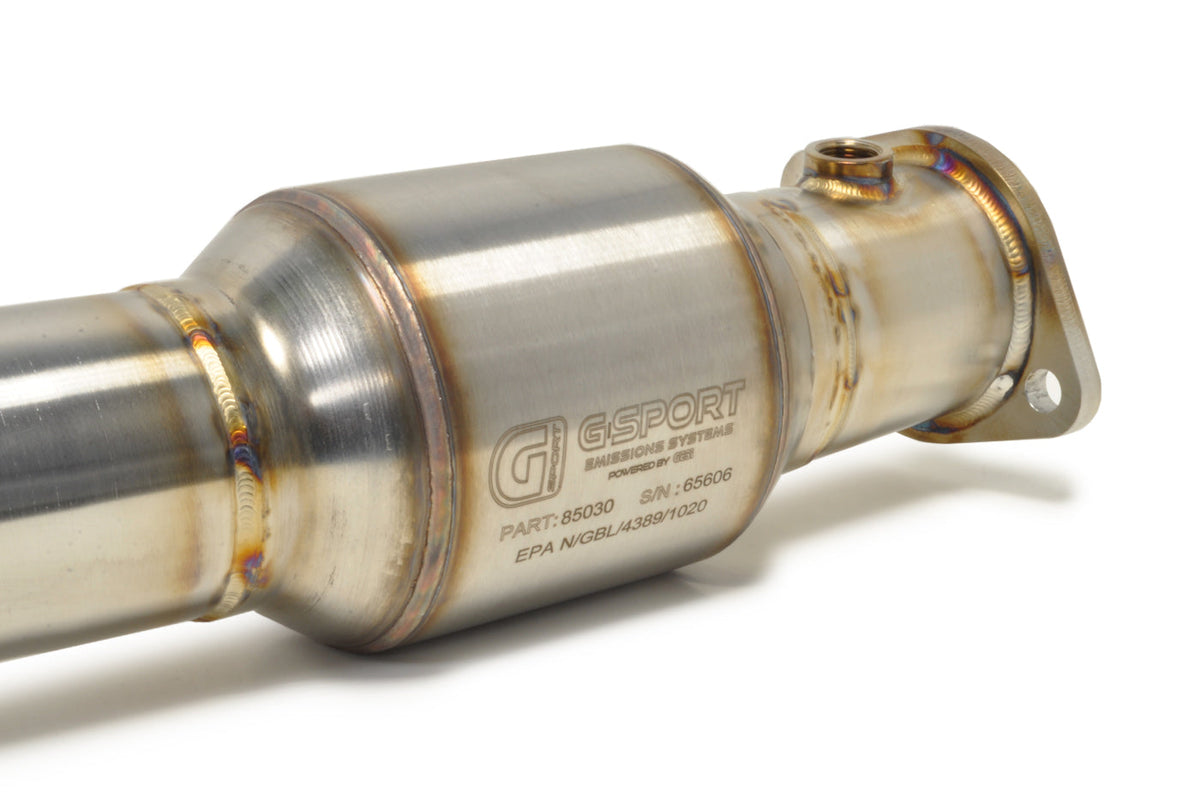 STM Evo X Stainless Race Pipe with GESi EPA HFC