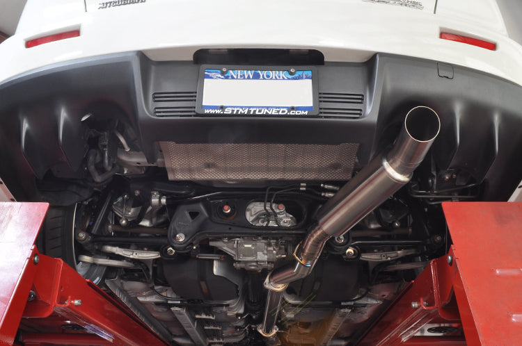 STM Evo X Titanium Exhaust Installed