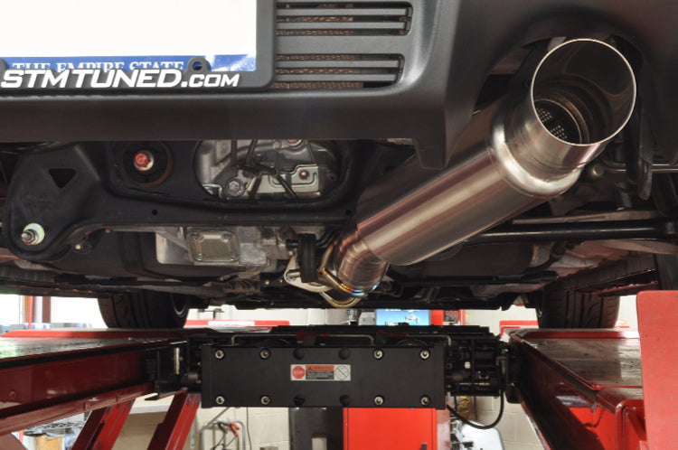 STM Evo X Titanium Exhaust Installed
