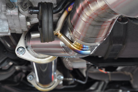 STM Evo X Titanium Exhaust Installed