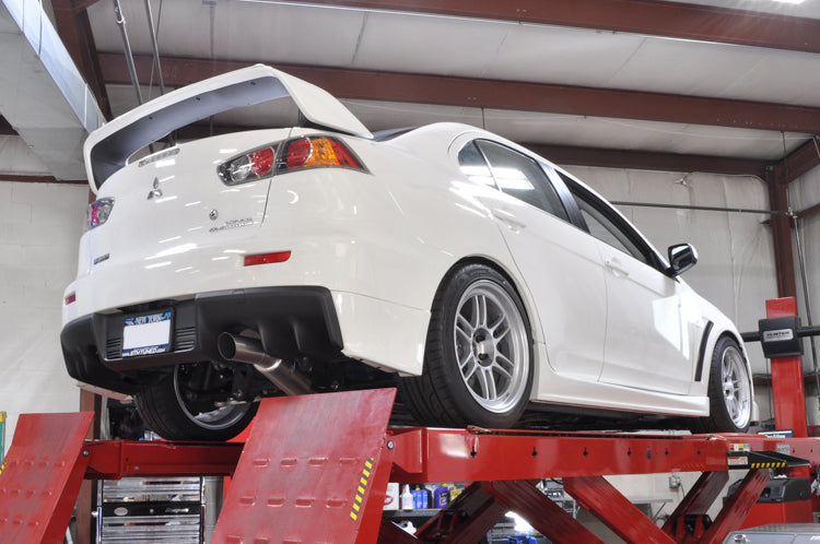 STM Evo X Titanium Exhaust Installed