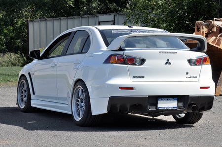 STM Evo X Titanium Exhaust Installed