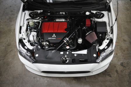 STM Evo X Upper Intercooler Pipe Kit Installed