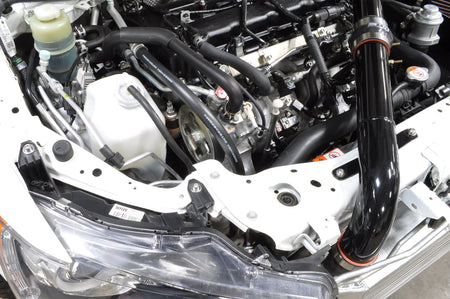 STM Evo X Upper Intercooler Pipe Kit Installed