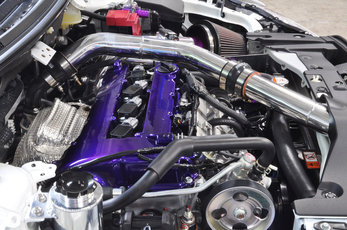 STM Evo X Aluminum Upper Intercooler Pipe Kit (Polished Installed)