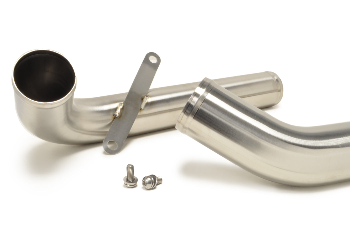 STM Evo X Stainless Upper Intercooler Pipe Kit (Brushed)