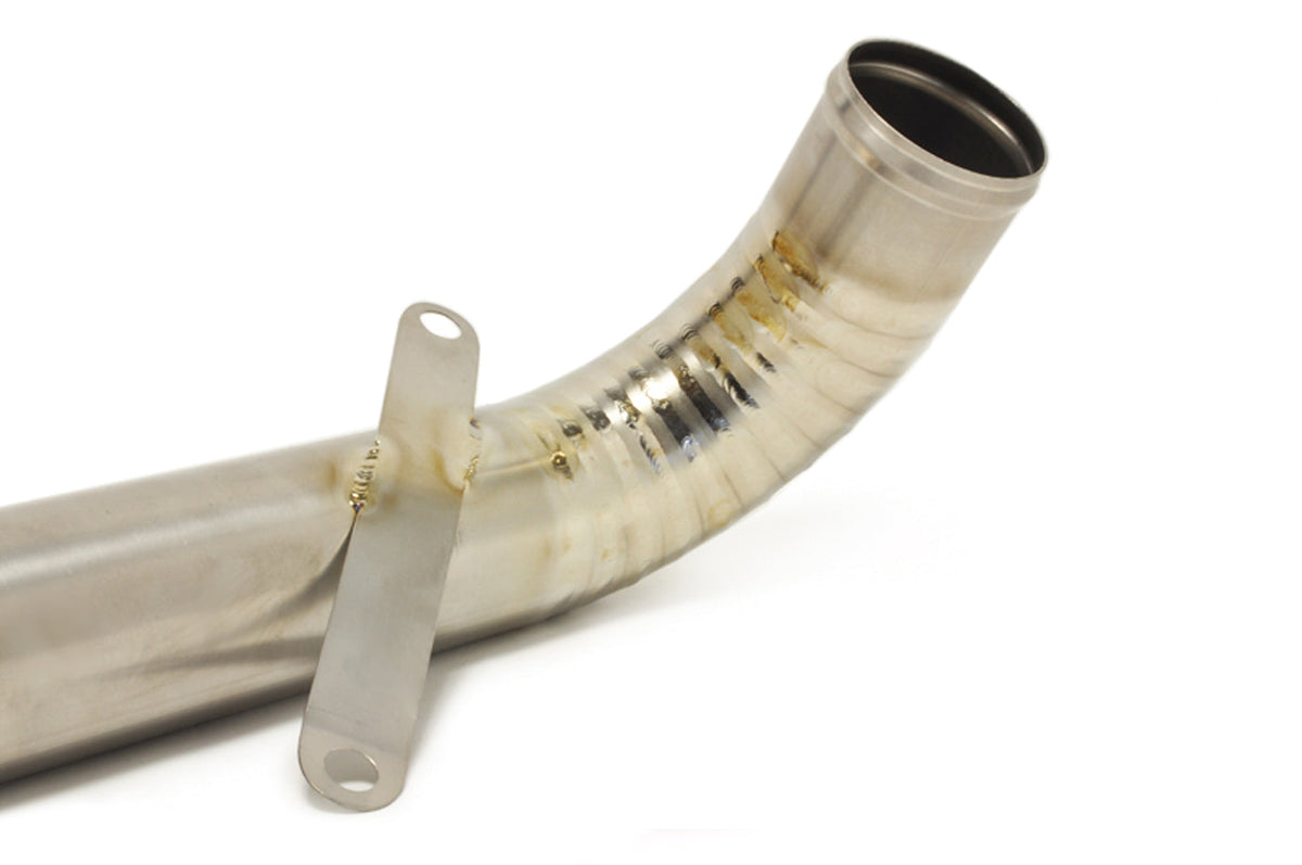 STM Evo X Upper Intercooler Pipe Kit (Bare Titanium)
