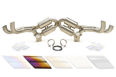 STM Huracan Ti Exhaust with Burned Purple Tips