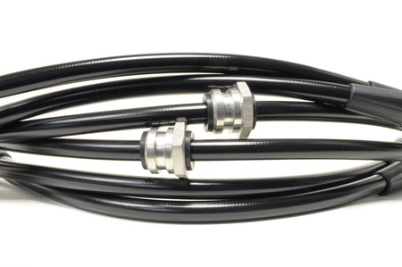 STM Black Brake Lines for JDM Evo 4/5/6