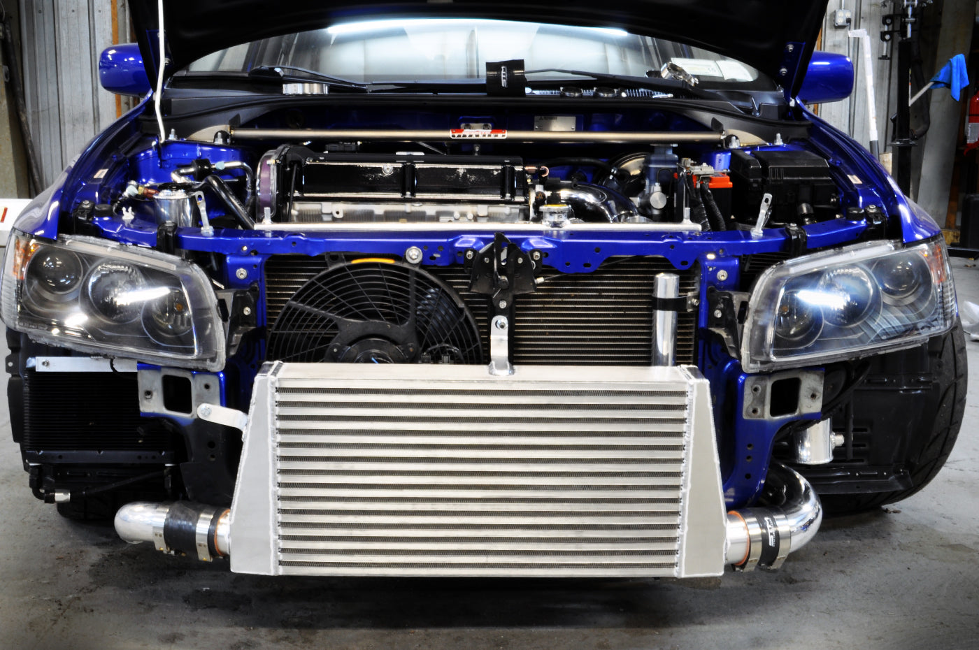STM Evo 7/8/9 Lower Intercooler Pipe for Stock Frame Turbo Installed