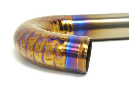 STM Evo 7/8/9 Titanium 2.5" LICP for Stock Frame Turbo (Burned Finish)
